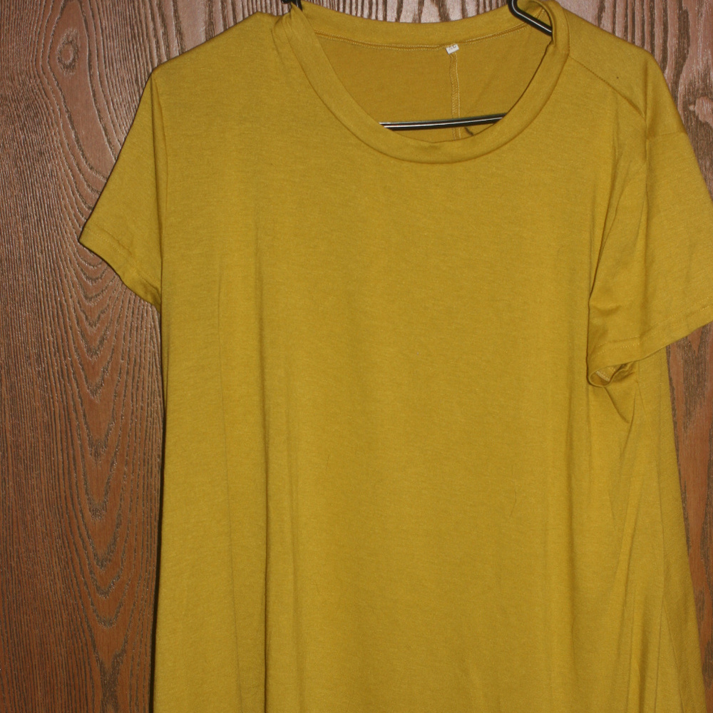 Yellow Lace Bottom large Zenana Top